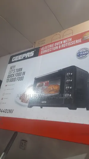 Geepas Electric Oven 60l 2200w Black
