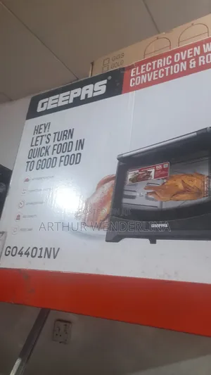 Geepas Electric Oven 60l 2200w Black