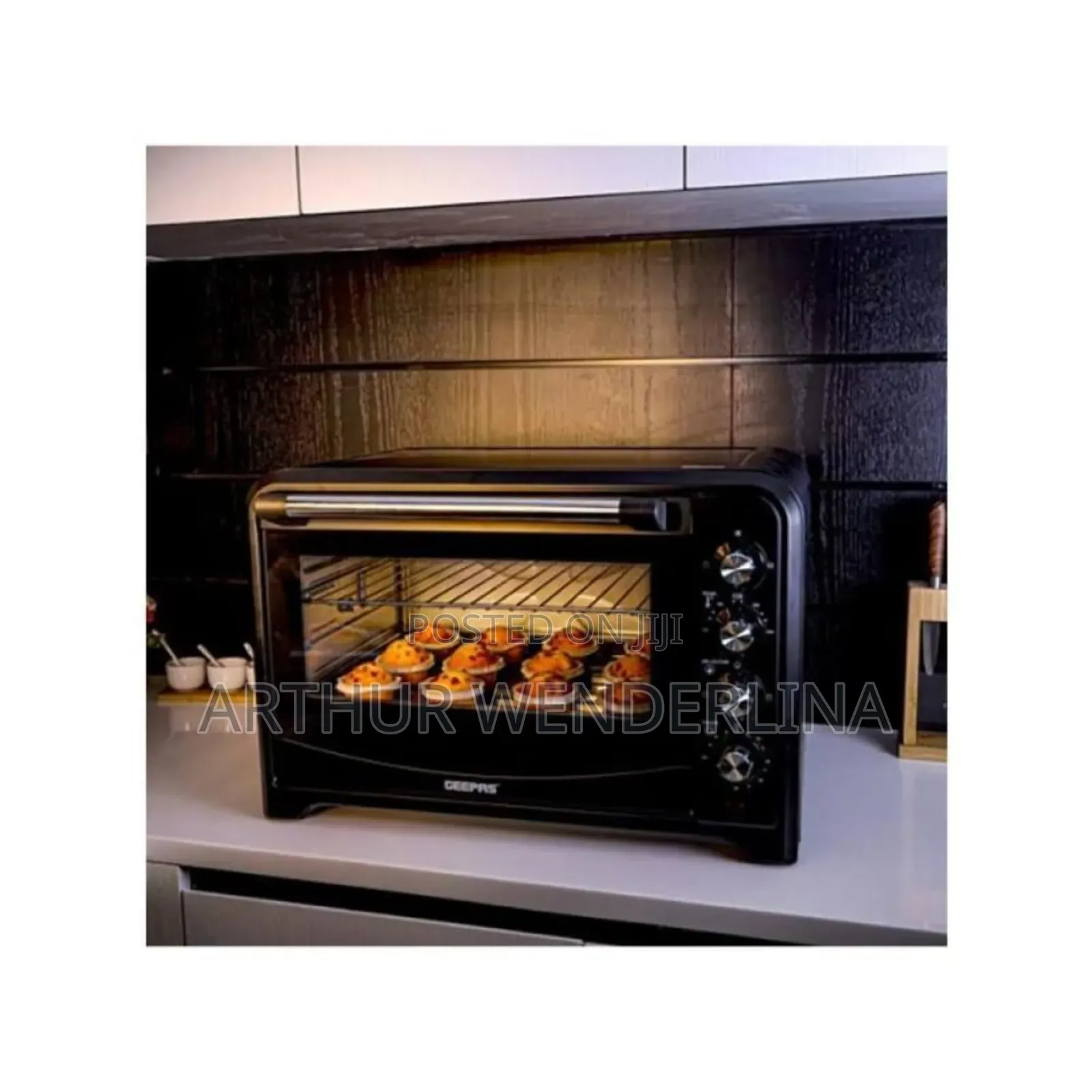 Geepas Electric Oven 60l 2200w Black