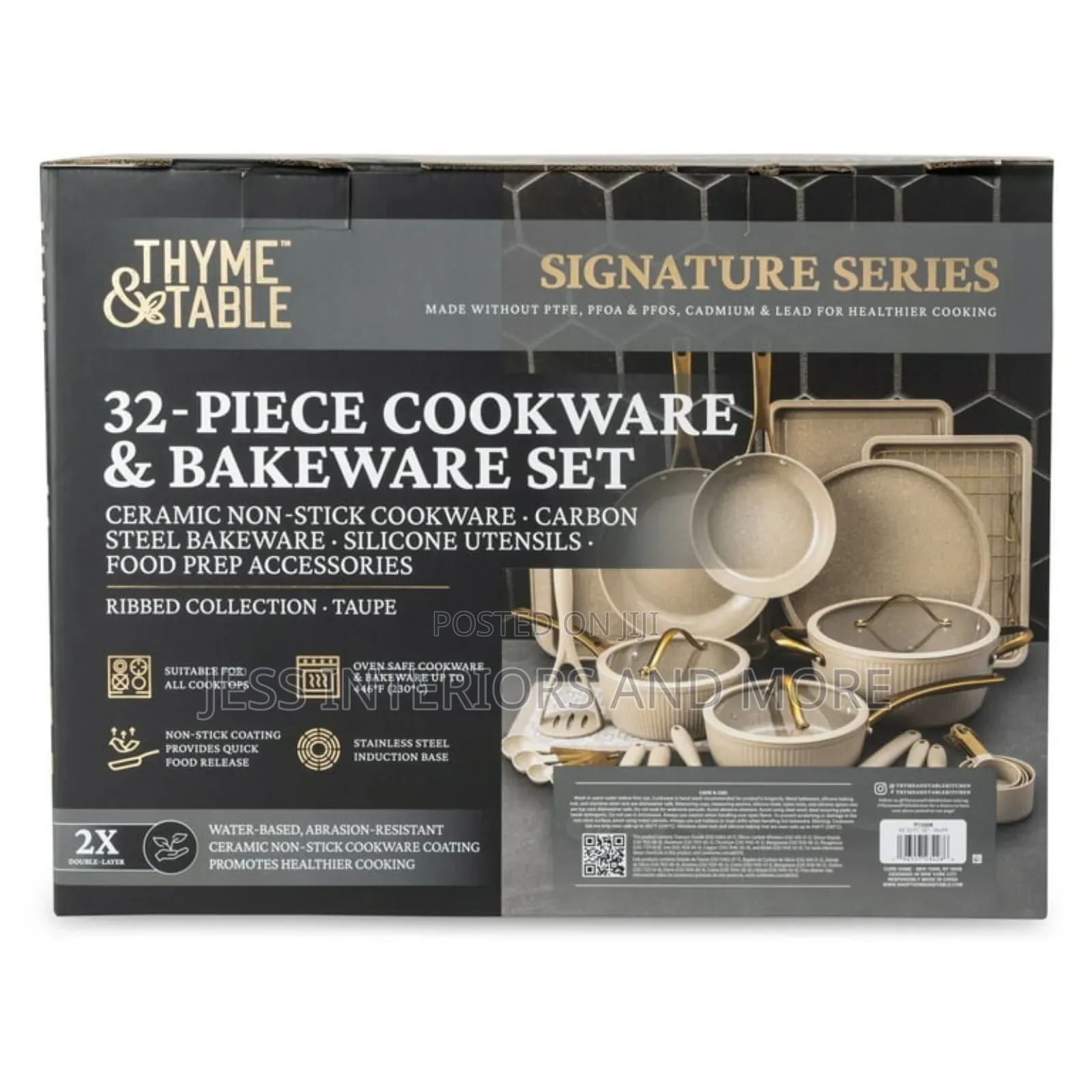 32-Piece Non-Stick Cookware Bakeware Set