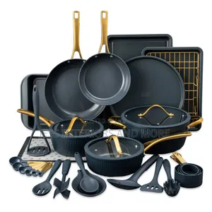32-Piece Non-Stick Cookware Bakeware Set (Blue)