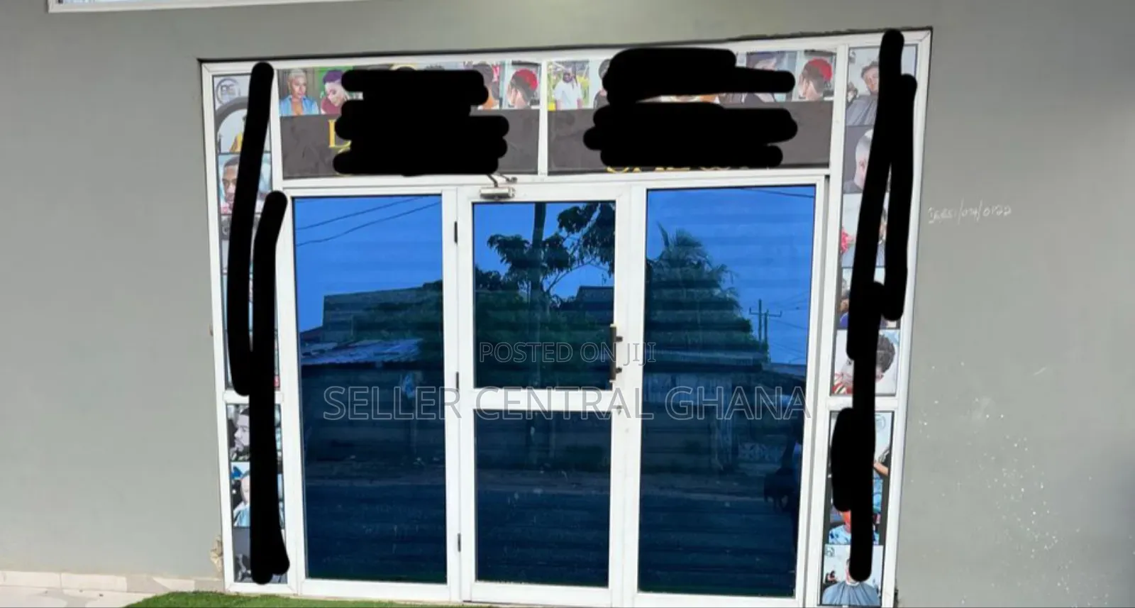 Glass Store Front With Frames