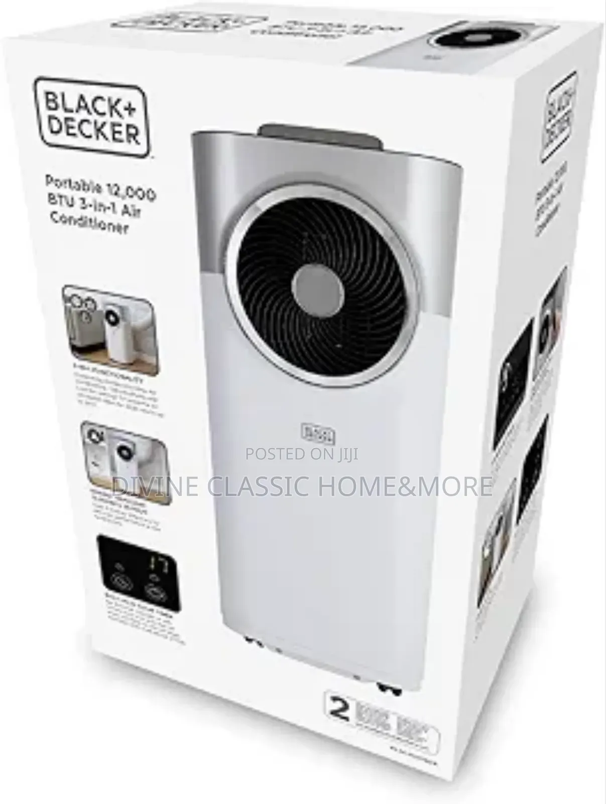 Black+Decker 3in1 Portable Air Conditioner (12000btu)