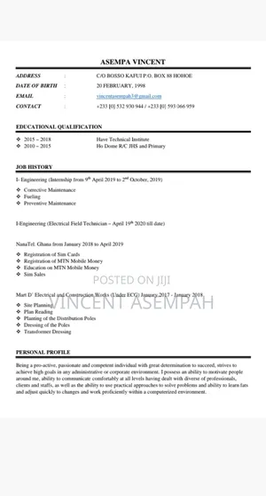 Applying for a Position of a Driver