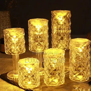 12pcs Glass Decorative Candle Led Table Night Light