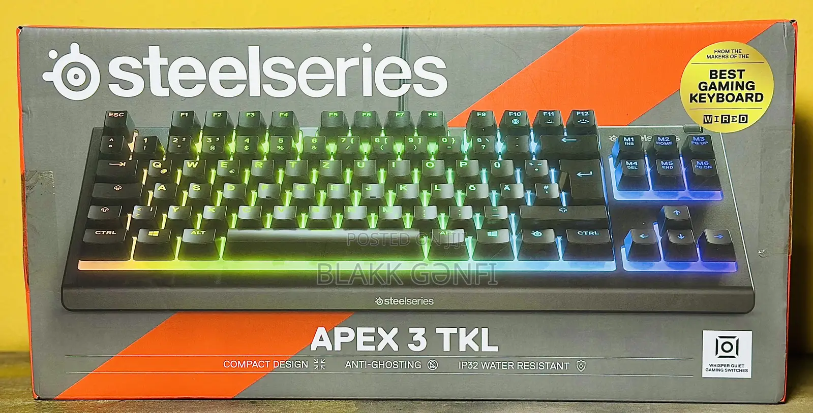 Steelseries Apex 3 Tkl Mechanical Rgb Keyboard