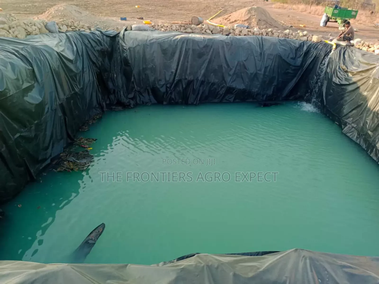 Dam With Hdpe Lining