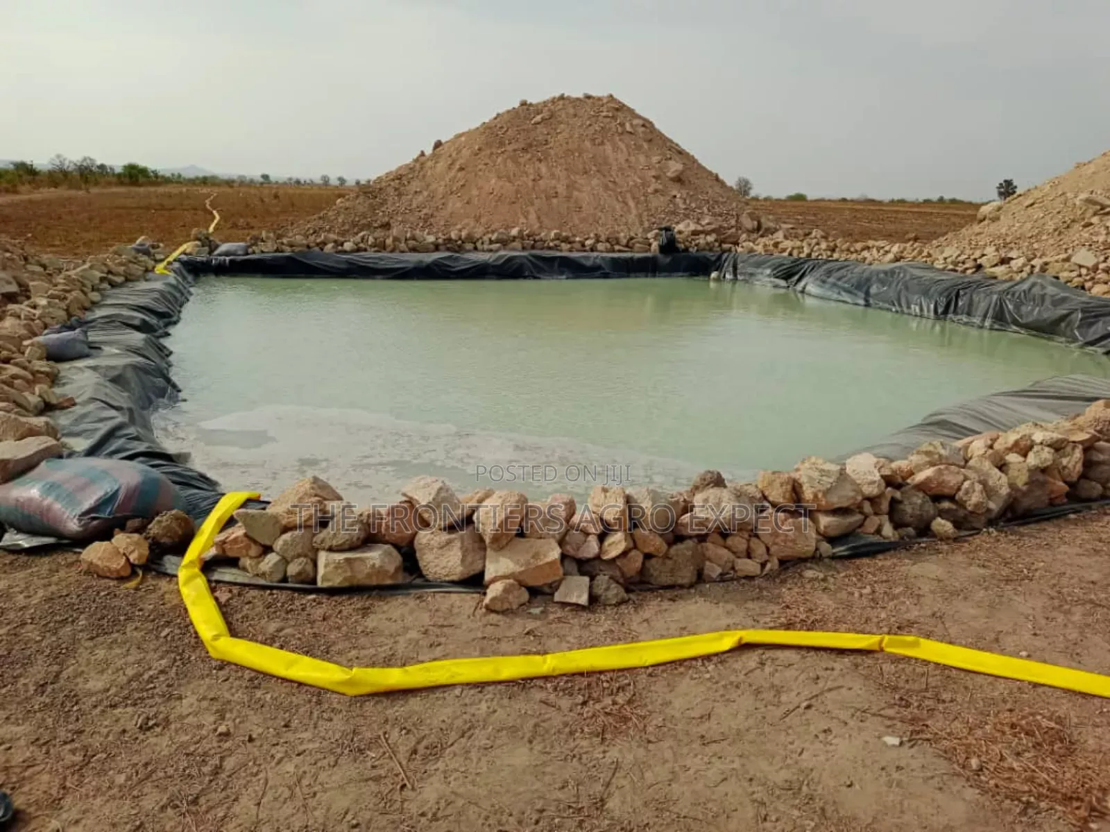 Dam With Hdpe Lining