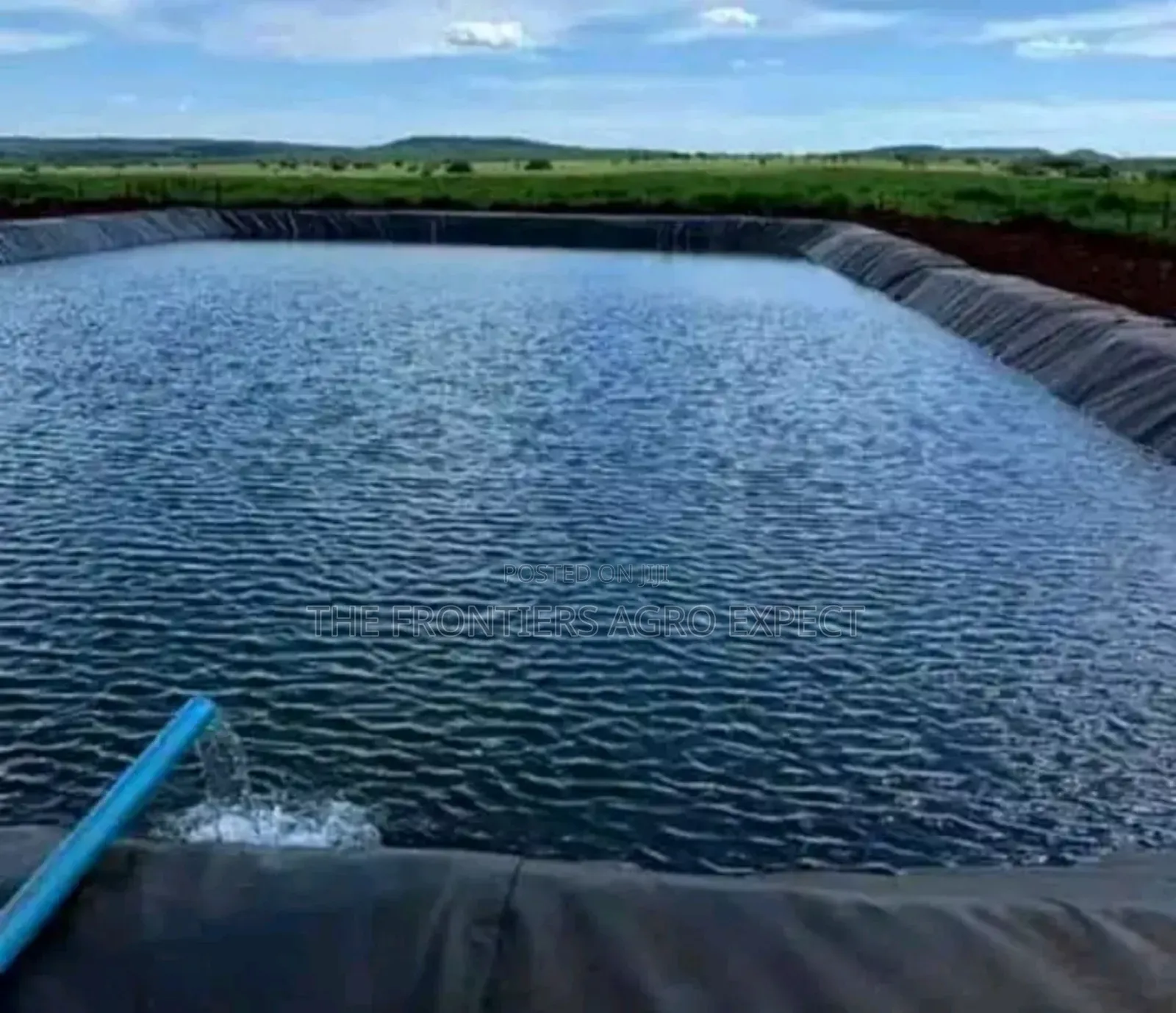 Water Reservoir With Hdpe Liner