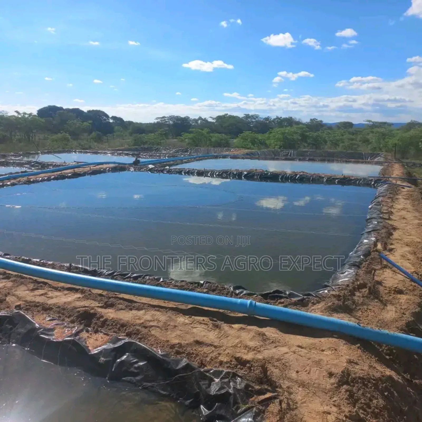 Water Reservoir With Hdpe Liner