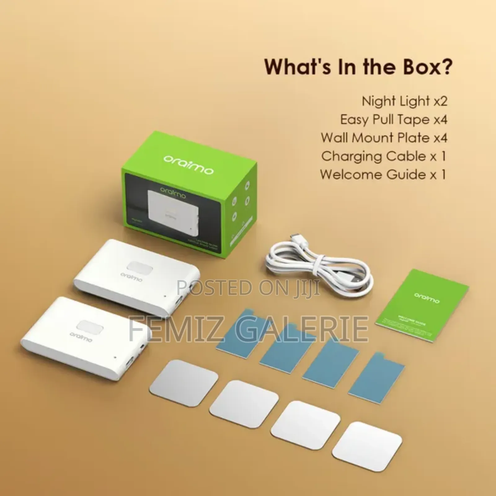 Oraimo Night Elfs 300mah Sensor Night Light 2pcs