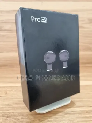 Pro 5s Airpods Black