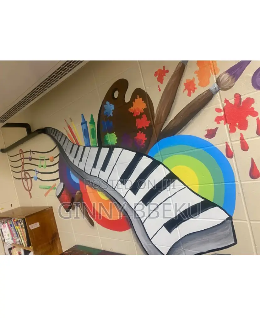 School Wall Art Paintings Murals