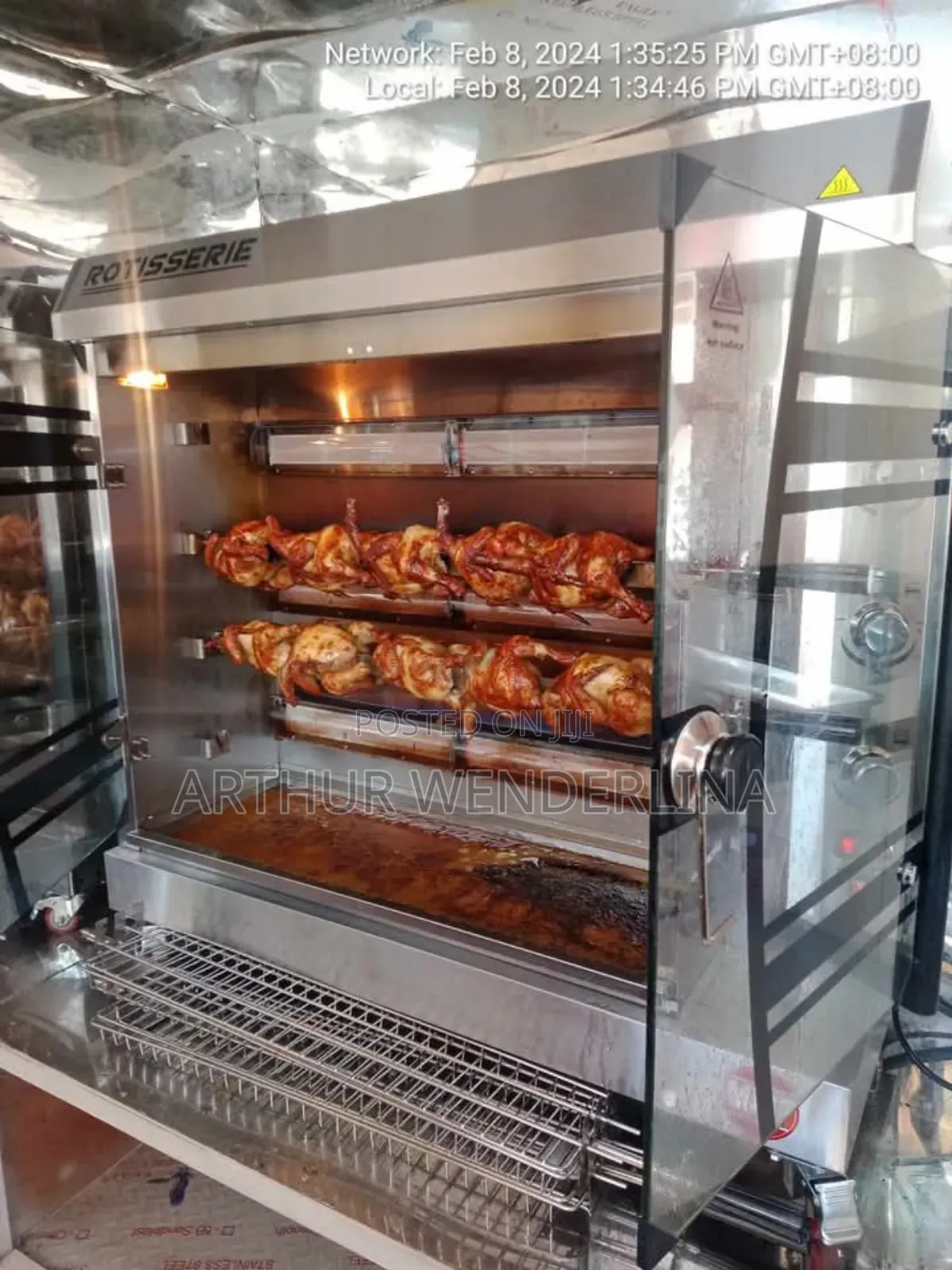 Mario Gas Rotisserie for Chicken