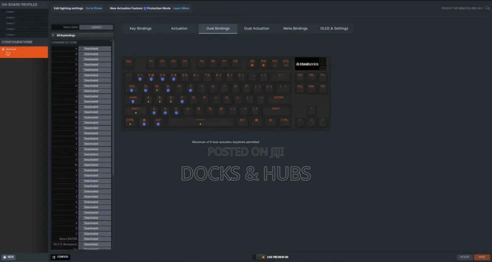 Steelseries Apex Pro TKL Hypermagnetic Gaming Keyboard