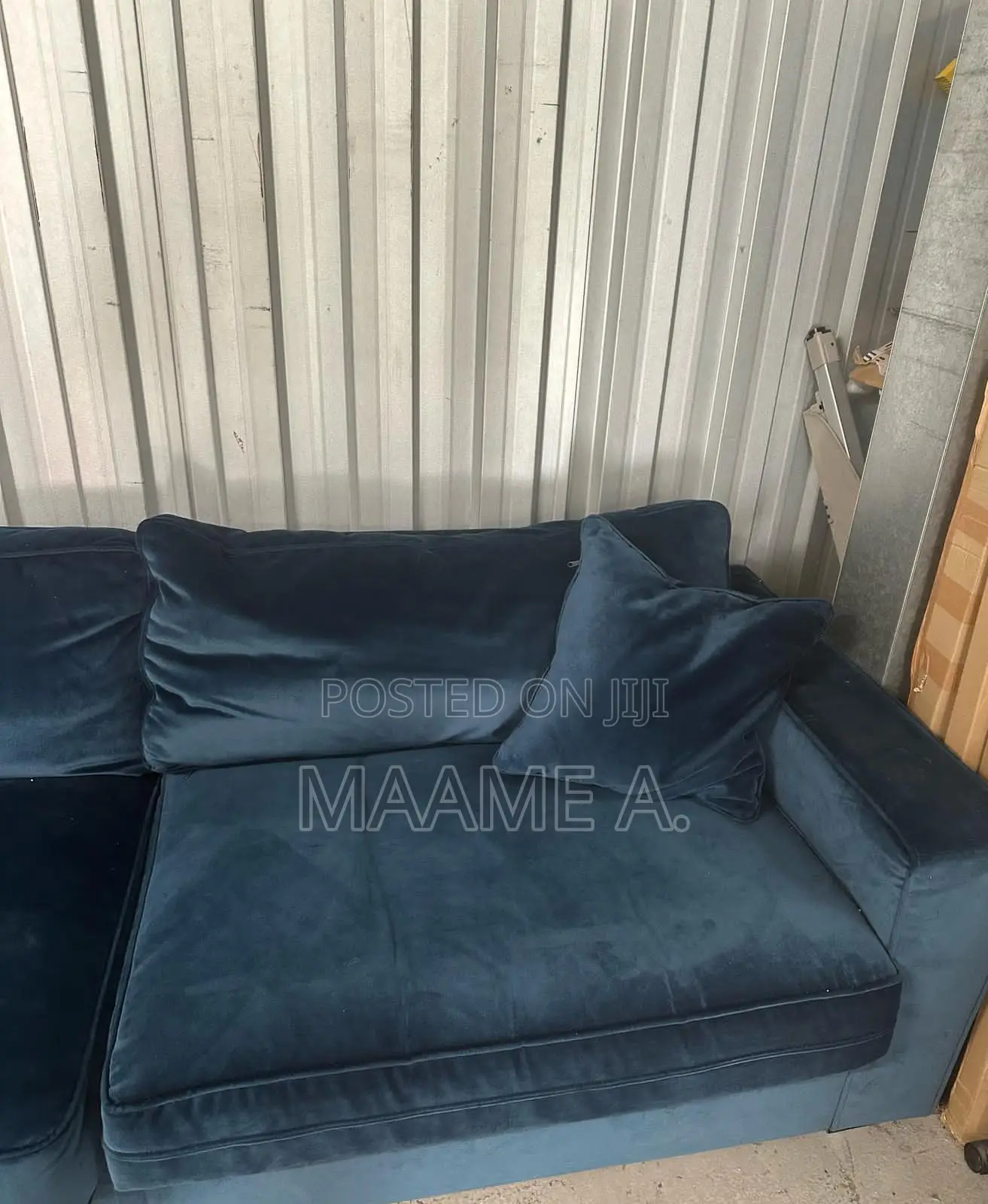 Navy Blue Sofa