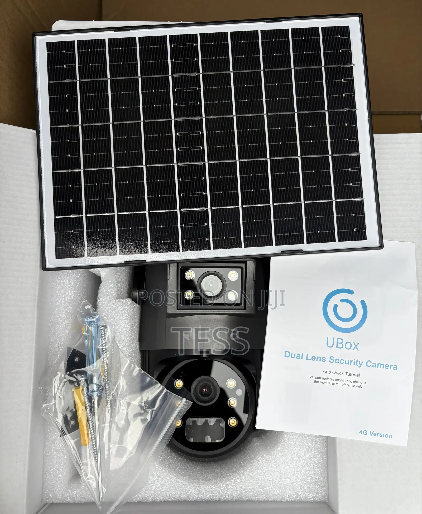 Solar 4g Camera 2way Audio 2mp+2mp Motion Detector Ubox App