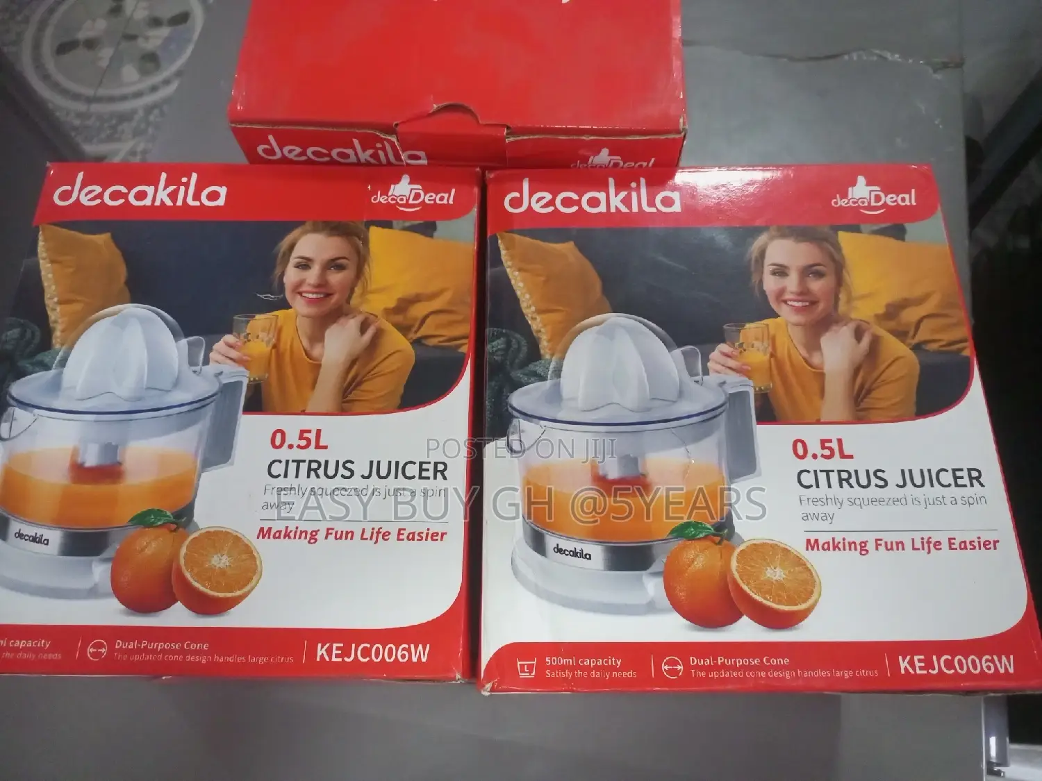 Easy to Use Decakila Citrus Juicer Energy System
