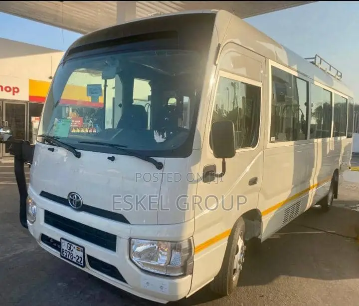 Toyota Coaster Bus for Rent Come With a Driver