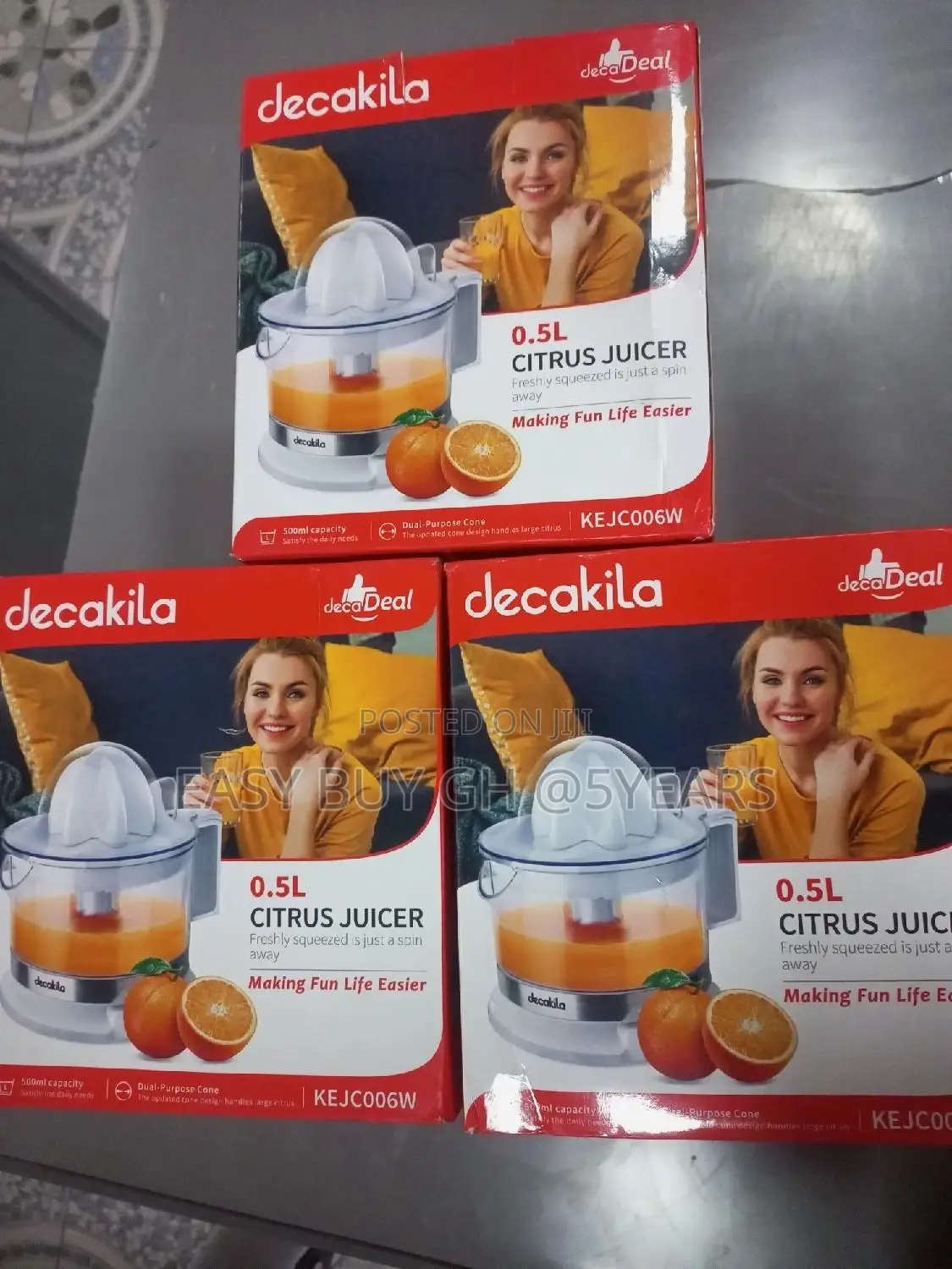 Strong Body Decakila Kejc006w Citrus Juicer Machine