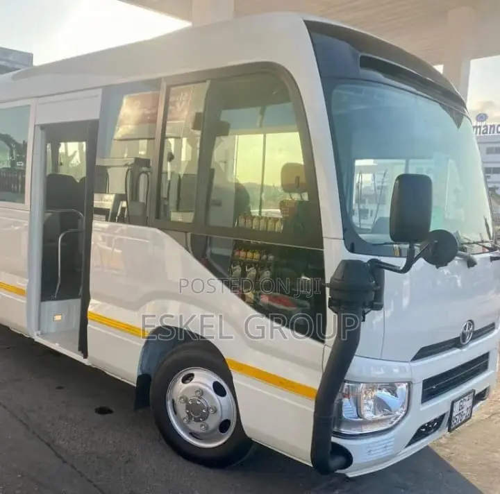 Toyota Coaster Bus for Rent Come With a Driver