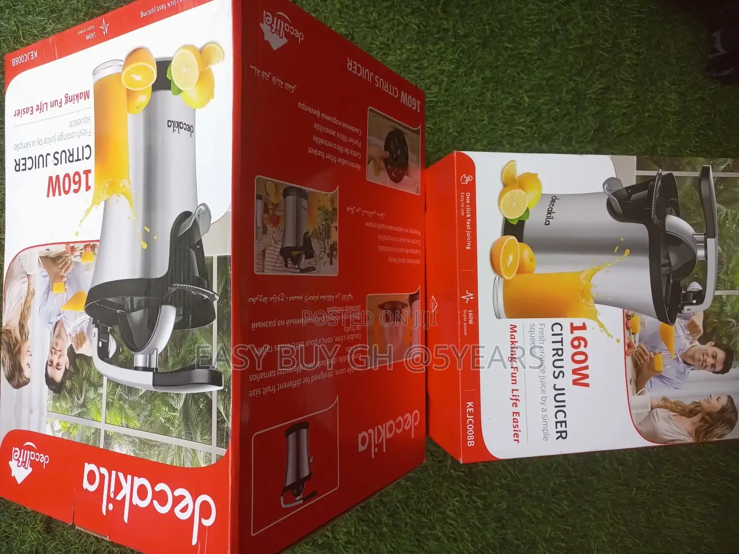 Long Lasting Decakila Squeeze 160w Citrus Juicer System