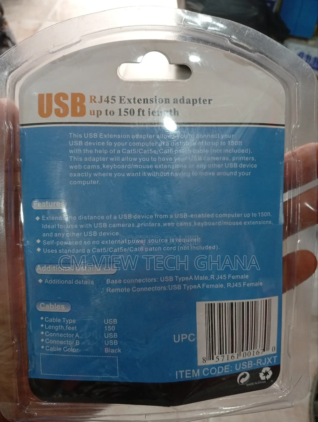 Usb Extender Over Rj45 150ft