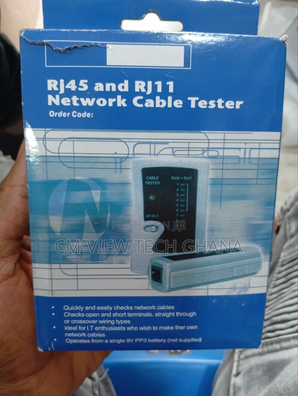 Rj45 and Rj11 Network Cable Tester