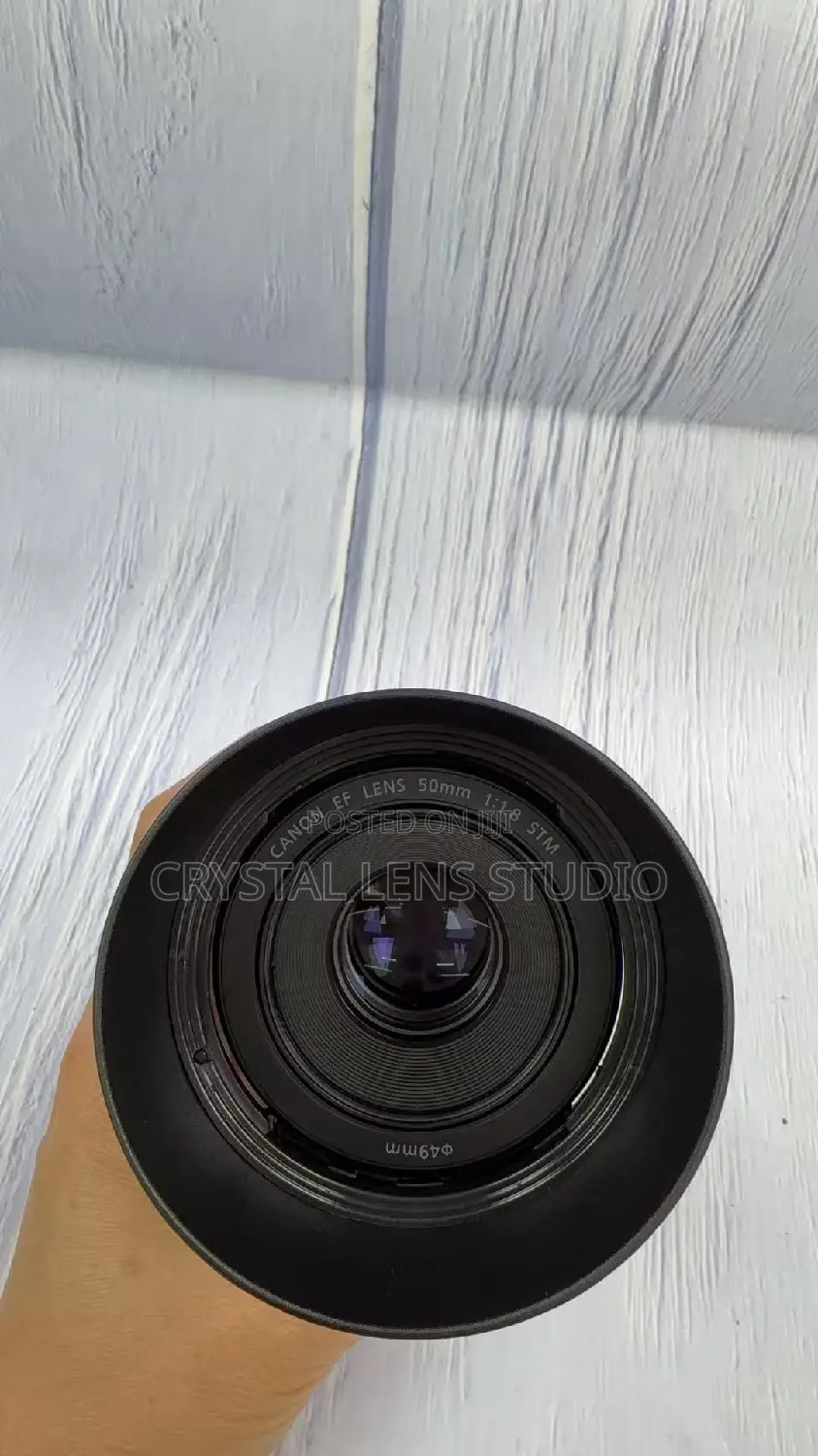 99% New Canon 50mm F1.8 STM With Lens Hood
