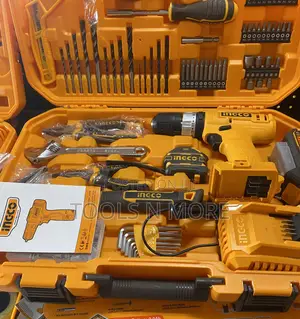 Ingco 165 Pieces Tools Set (With 20v Cordless Lmpact Drill)