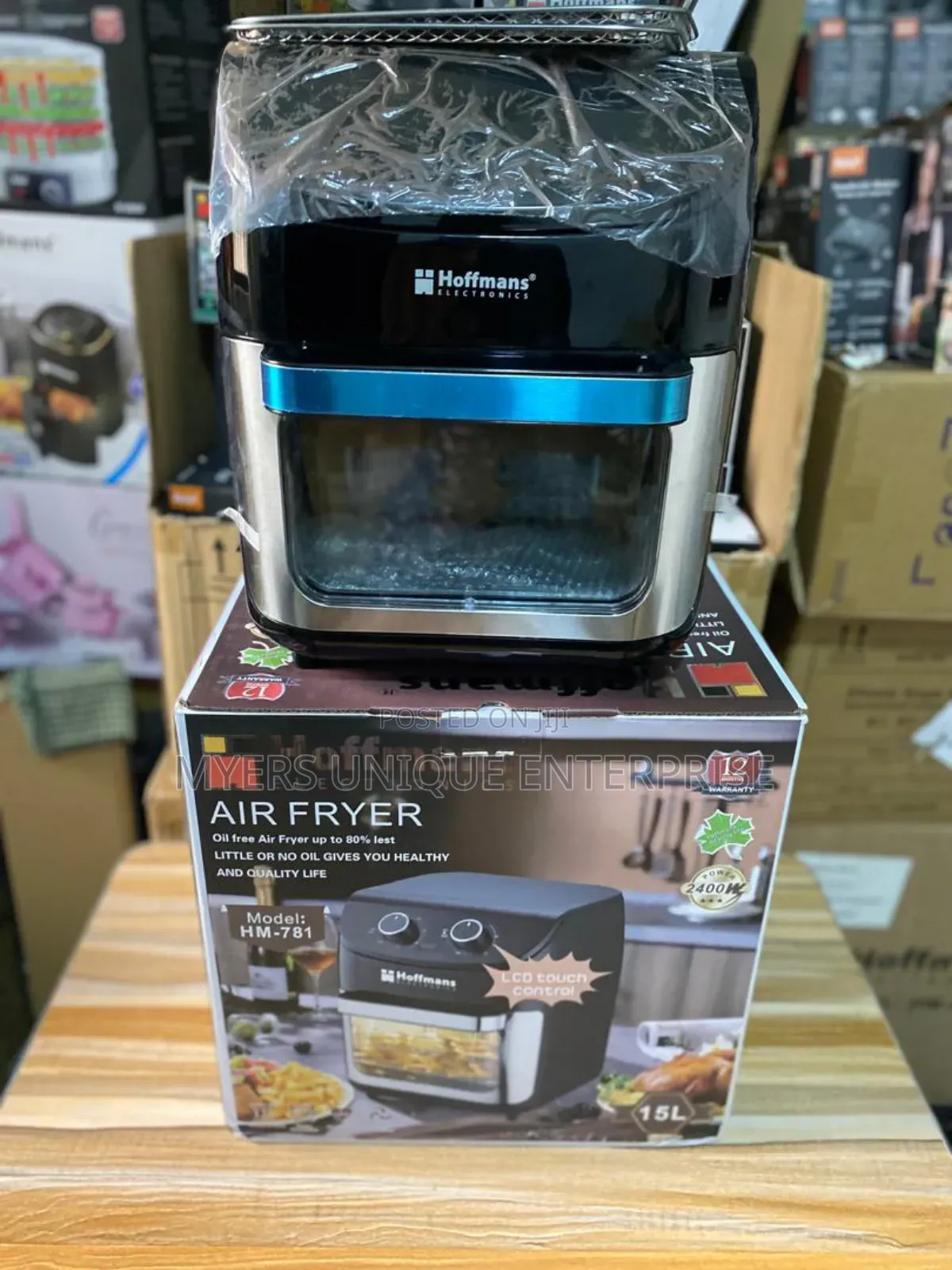 Energy Efficient Hoffman 15l Airfryer 2400w