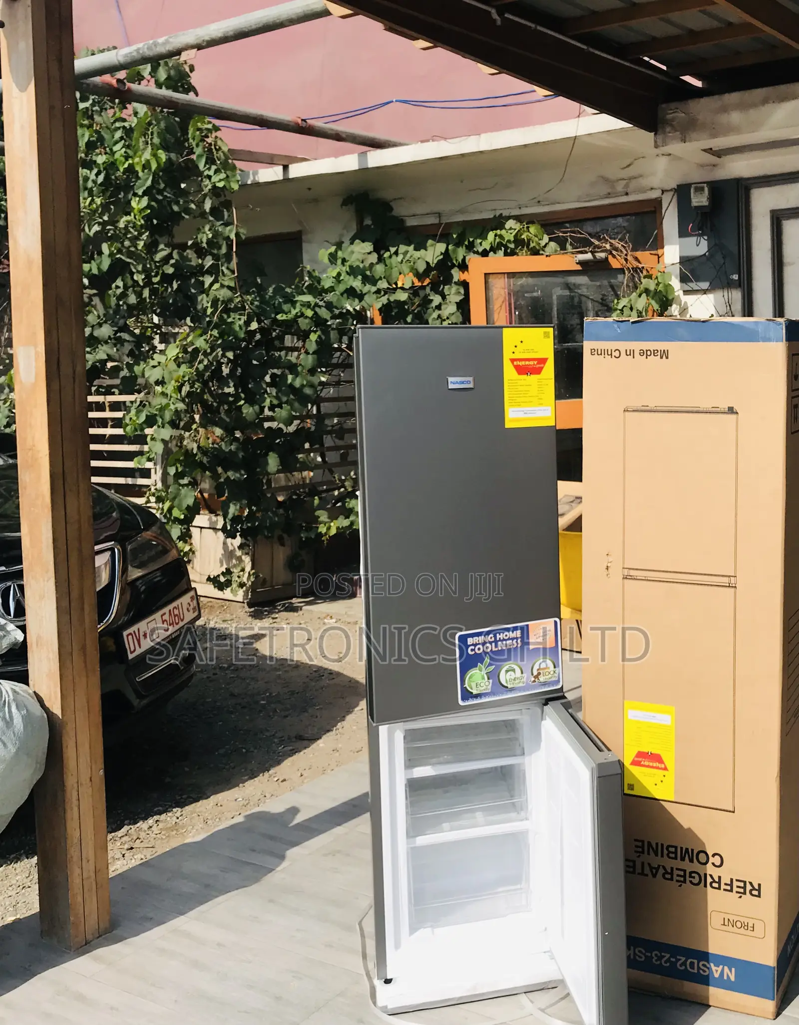Super New Doubledoor Nas-23fl Bottom Freezer Grey Fridge