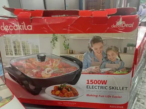 Easy Use 1500w Electric Skillet Decakila Electric Skillet