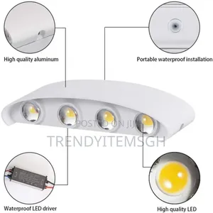 8w 4 Eyes RGB Led Wall Lamp Waterproof