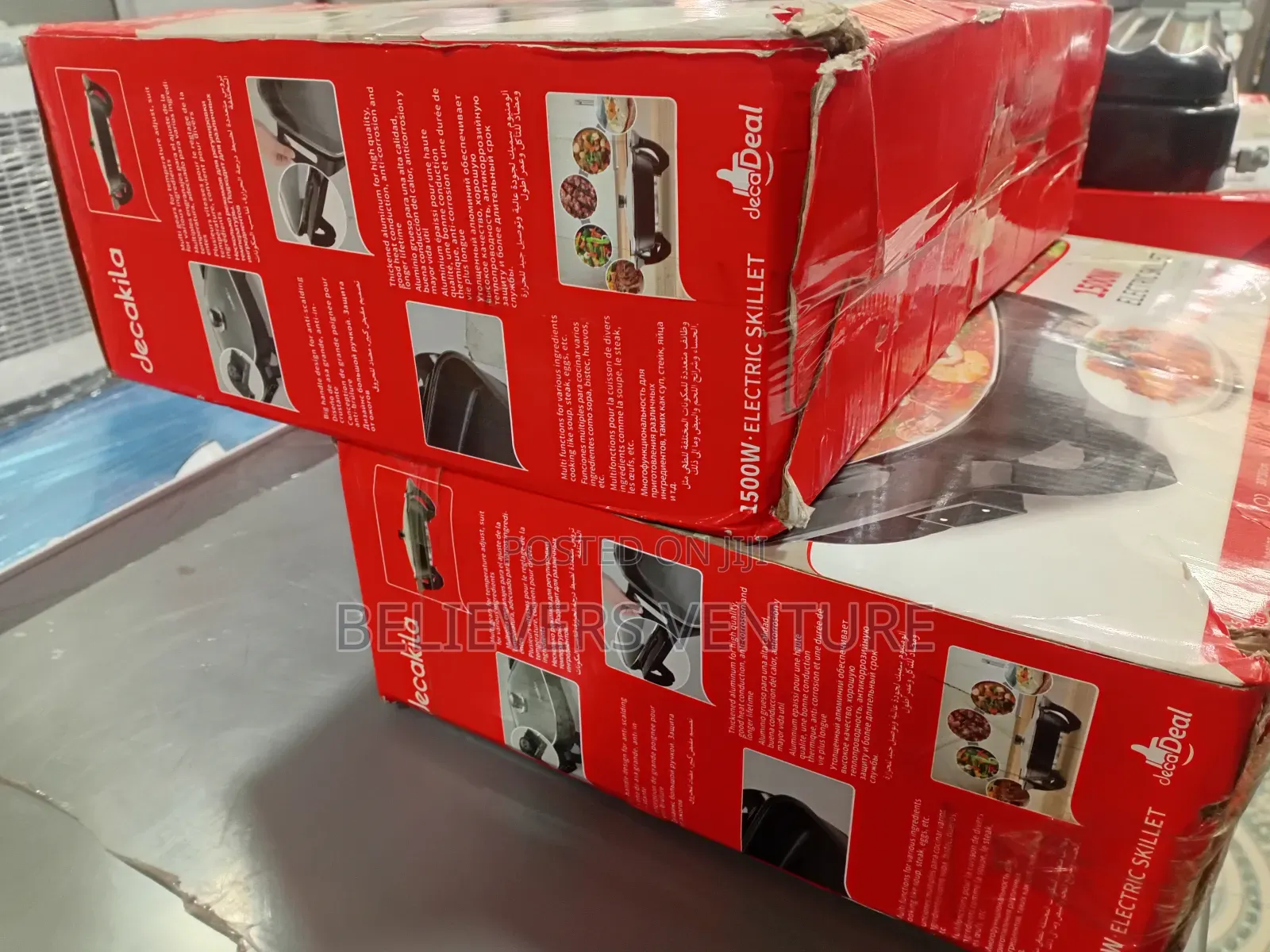 Reliable Cooking 1500w Electric Skillet Decakila Skillet