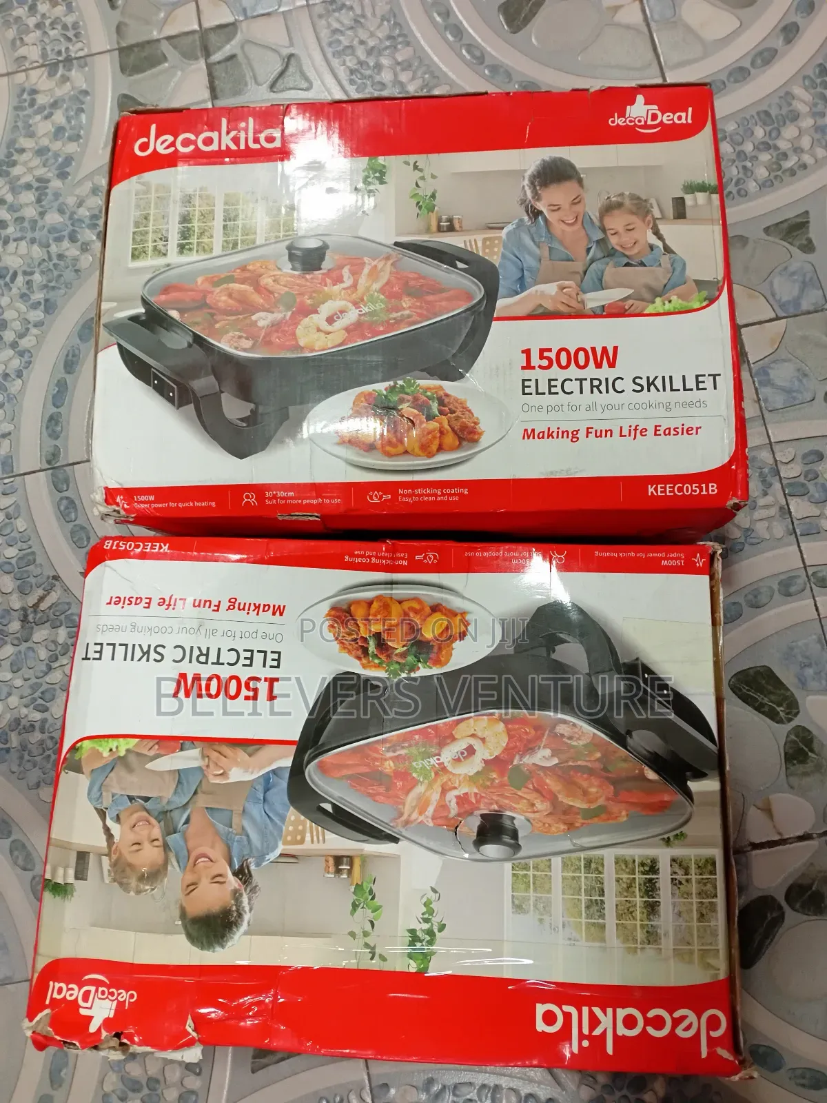 Energy Saving Food Skillet Decalife Electric Skillet
