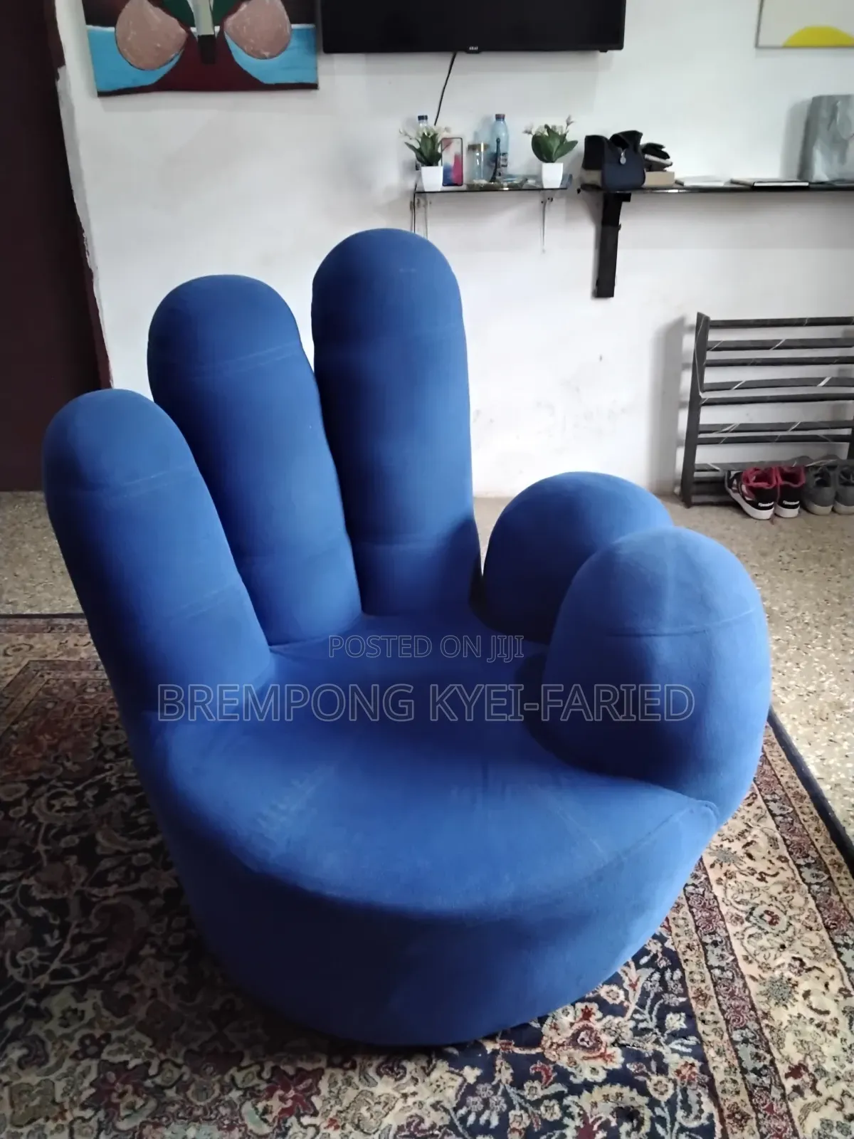 Quality Blue-Hand Chair