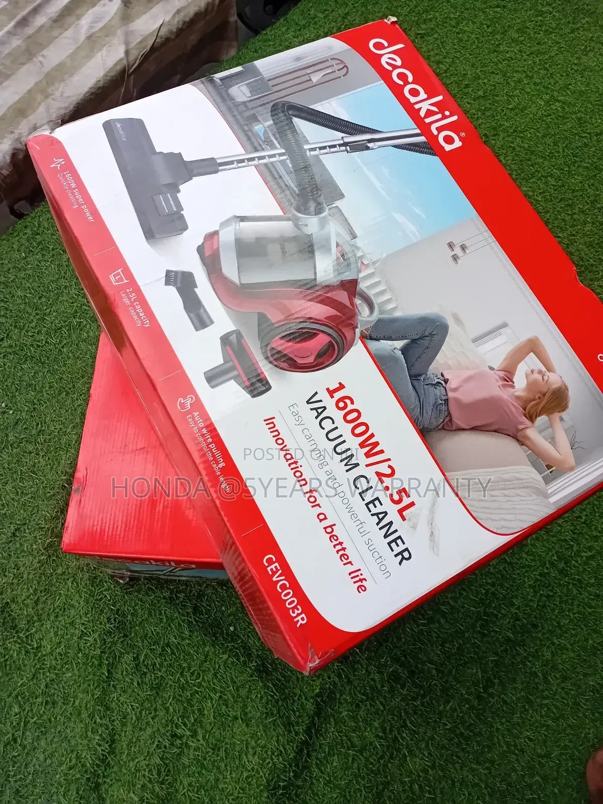 Lifetime Decakila 1600w Vacuum Cleaner Decakila