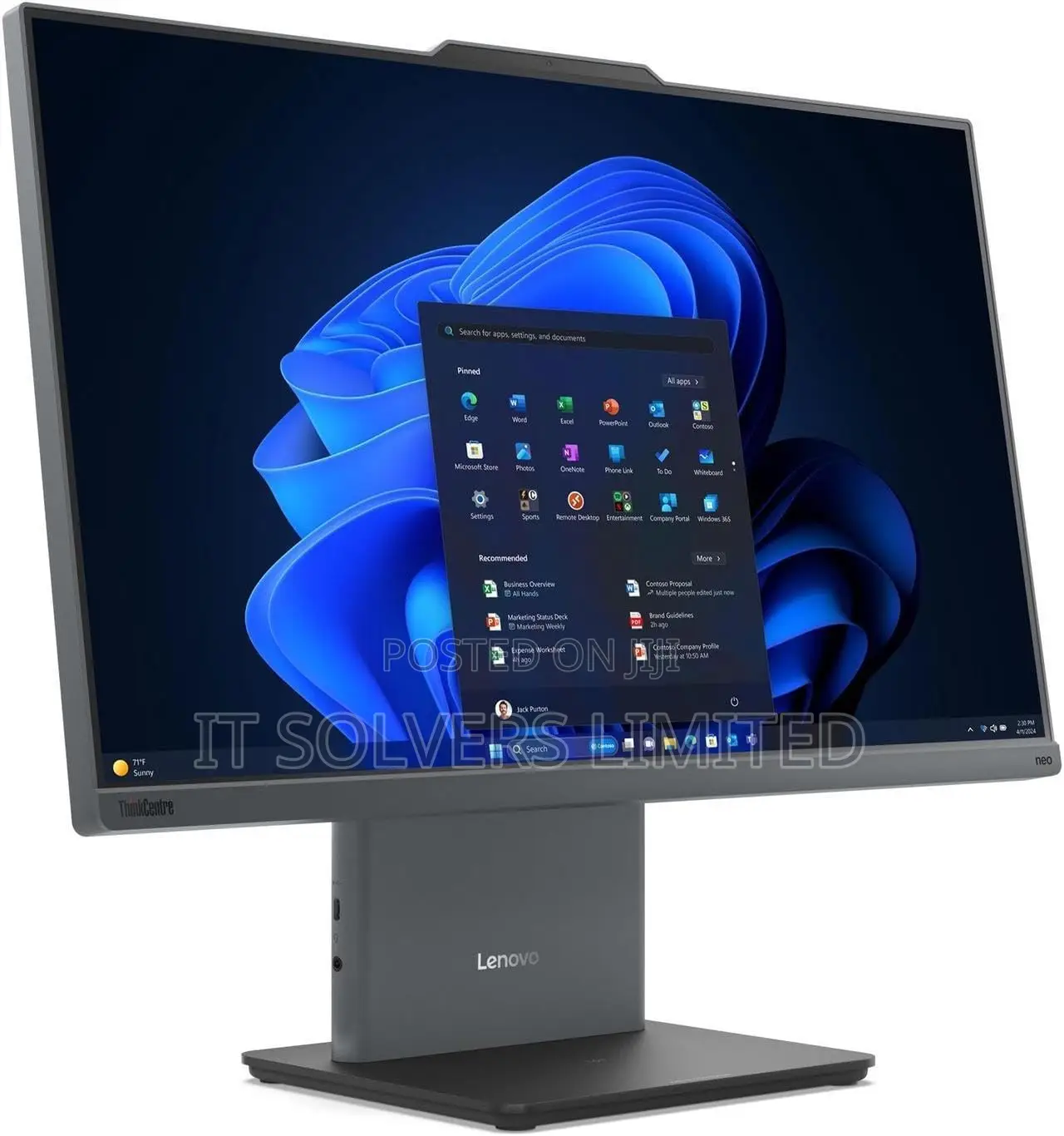 New Desktop Computer Lenovo ThinkCentre 24 8GB Intel Core i5 SSD 512GB