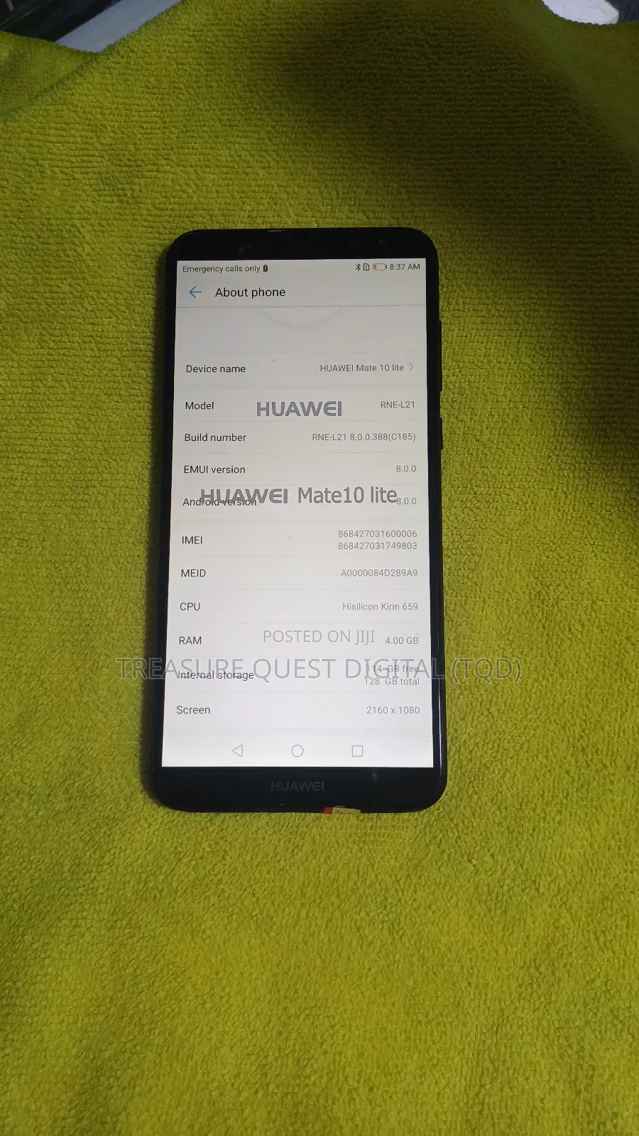 Huawei Mate 10 Lite 64 GB Black
