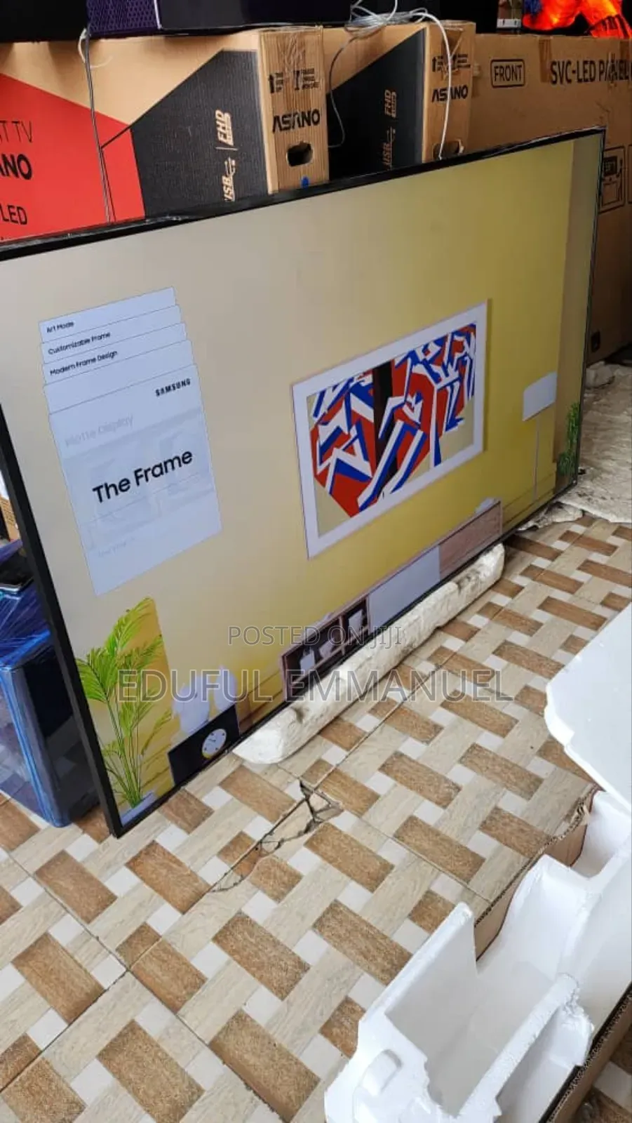 Samsung 65" Frame Qled Ls03b Art Mode Uhd Smart 