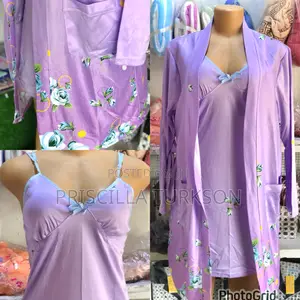 Purple Colored Night Wear