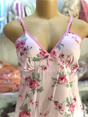 Cream and Orange Night Wear