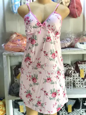 Cream and Orange Night Wear