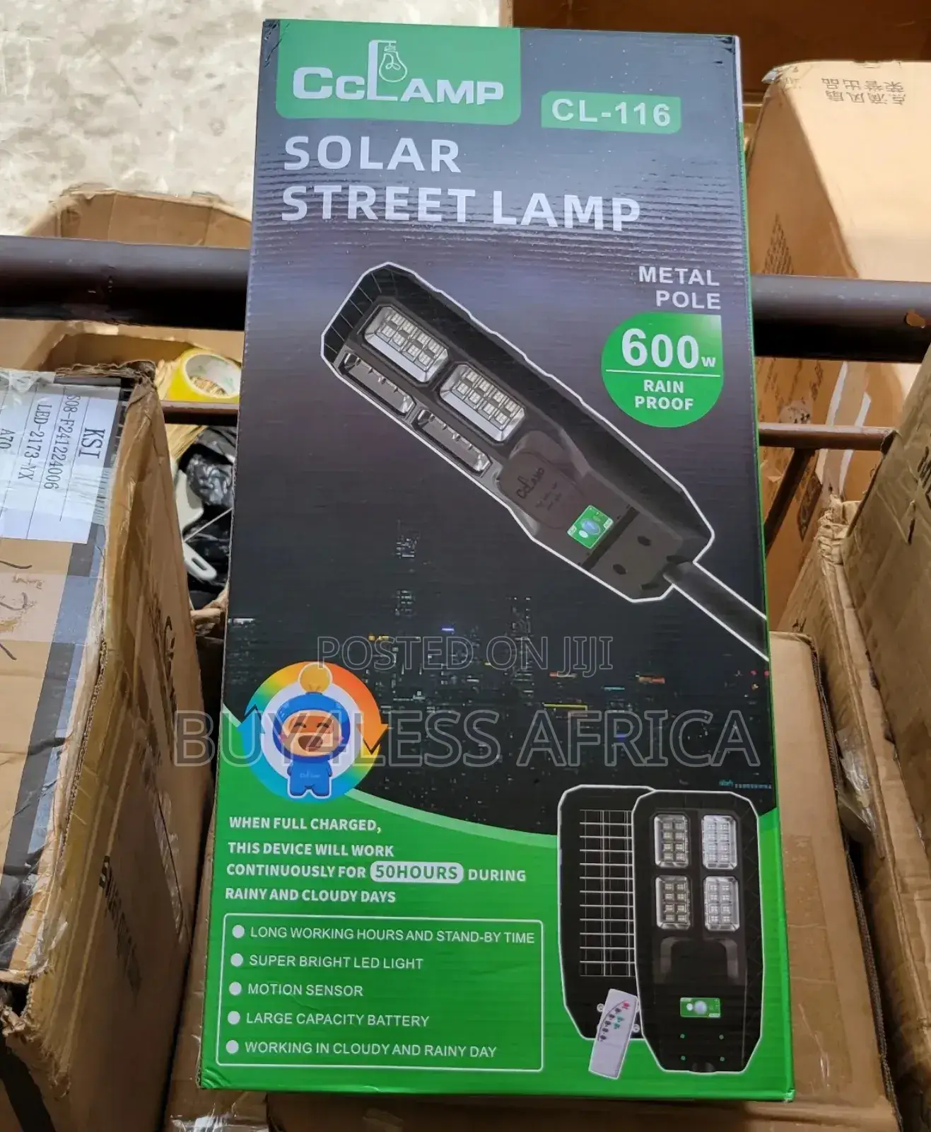 Powerful Solar Street Light 600w Woth Remote