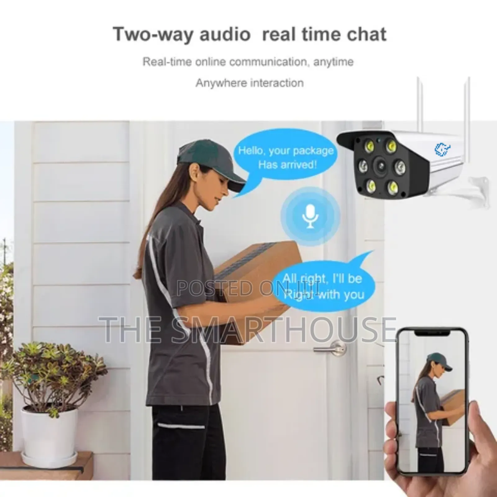 Smart 4mp Bullet Wifi CCTV Camera