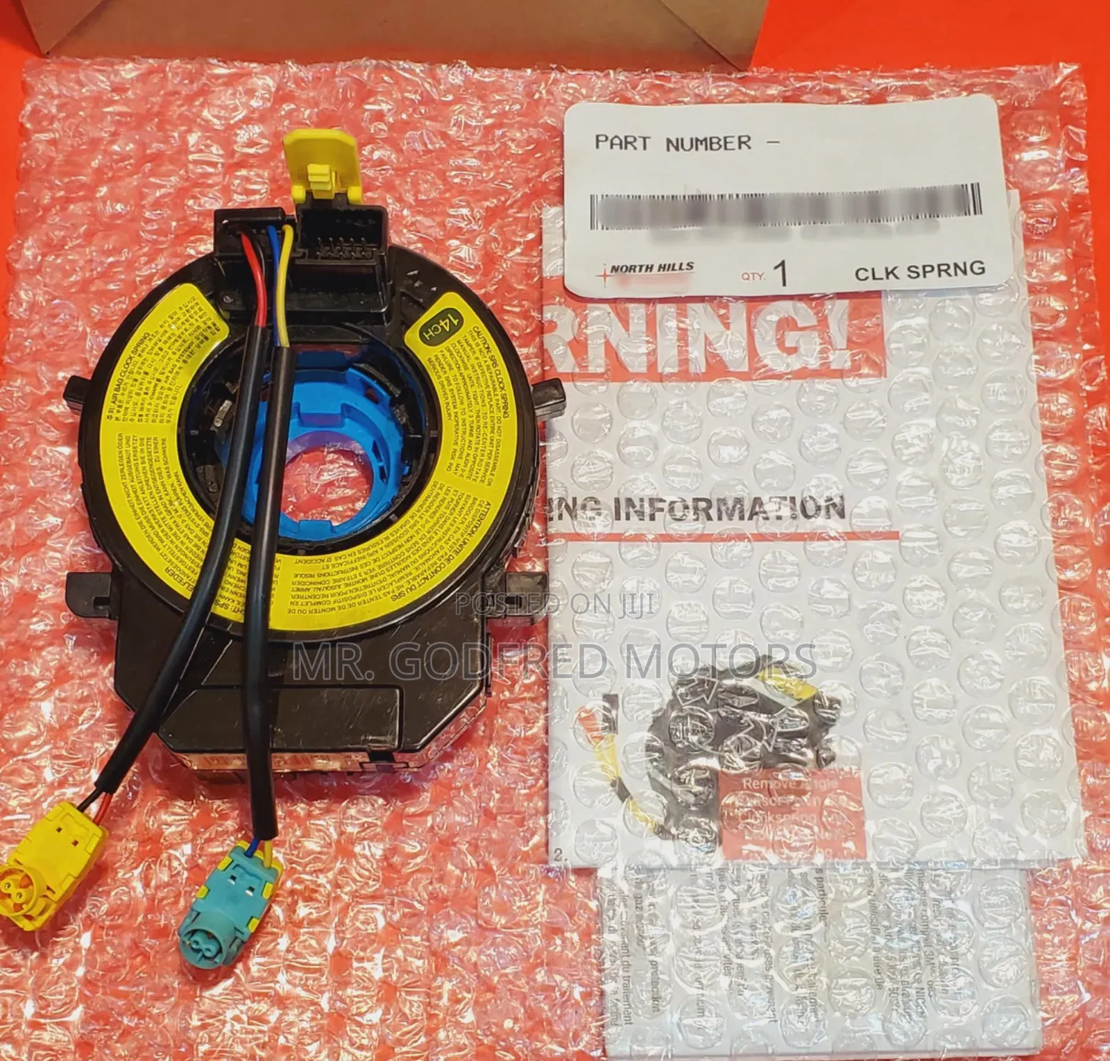 Hyundai Elantra 2012-15 Clock Spiral Cable. Original