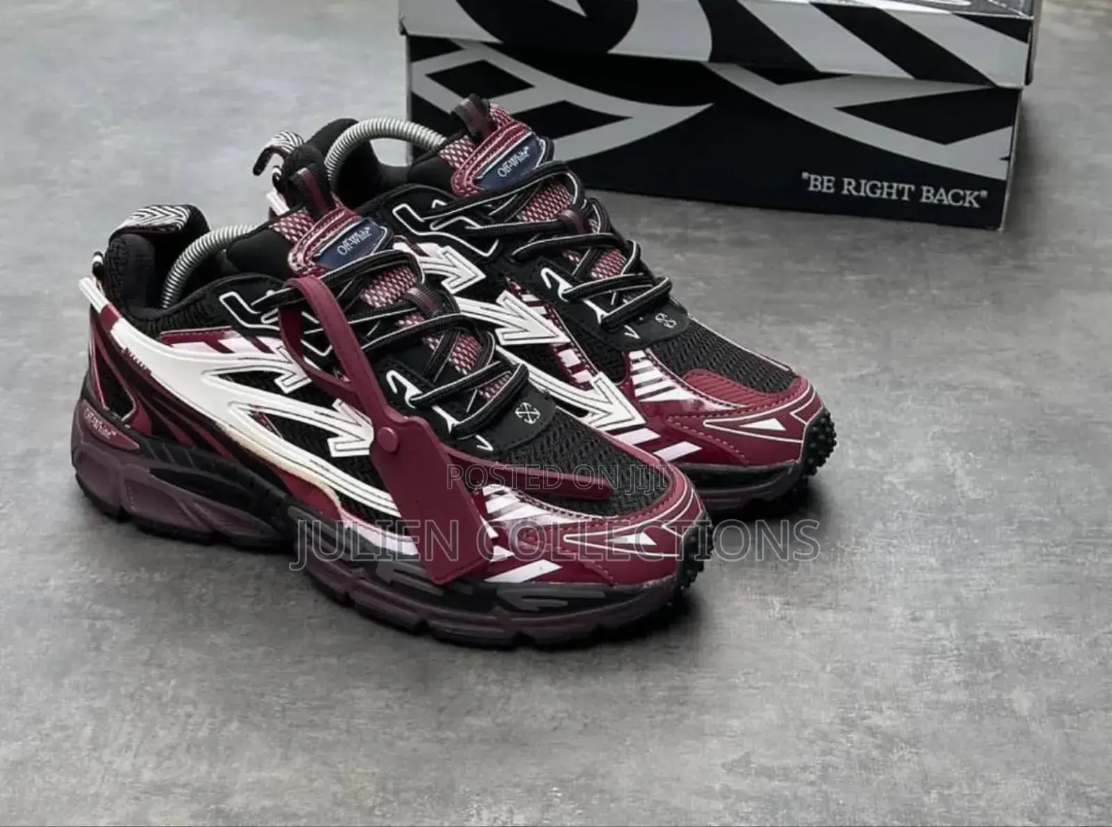 Off White Sneaker Wine and White