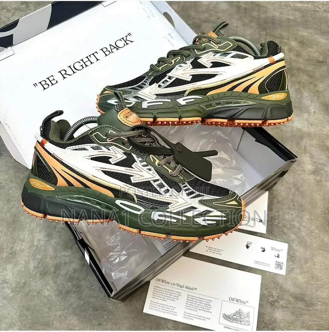 Off-White Be Right Back Military Green Peach