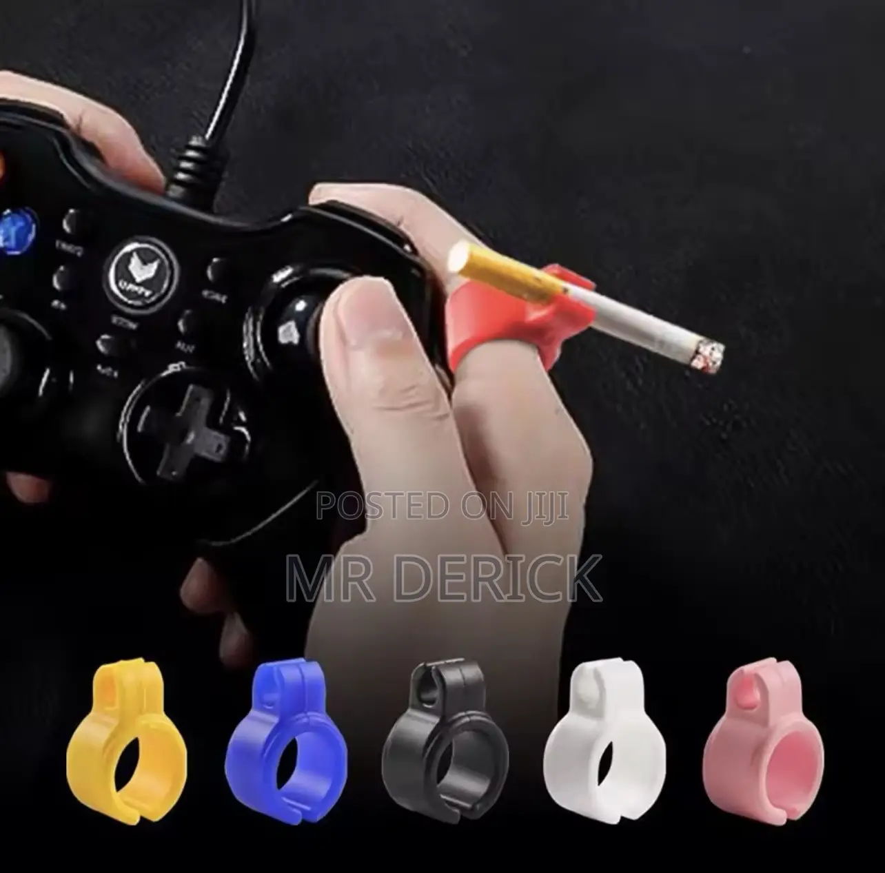 Silicone Smoker Finger Ring Hand Rack Cigarette Holder